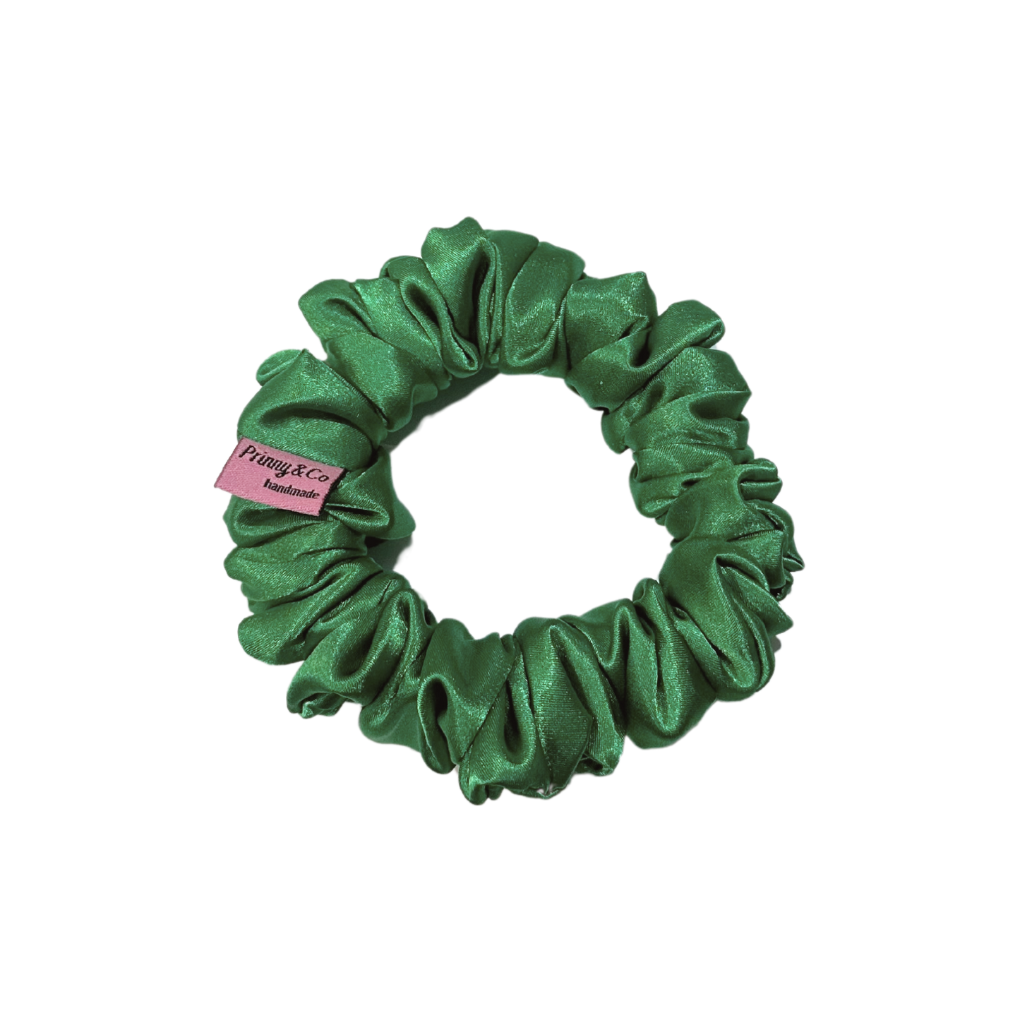 Scrunchie - Green Satin
