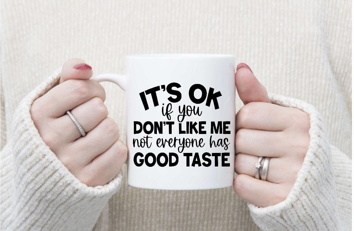 Sarcastic Mugs - Black Writing