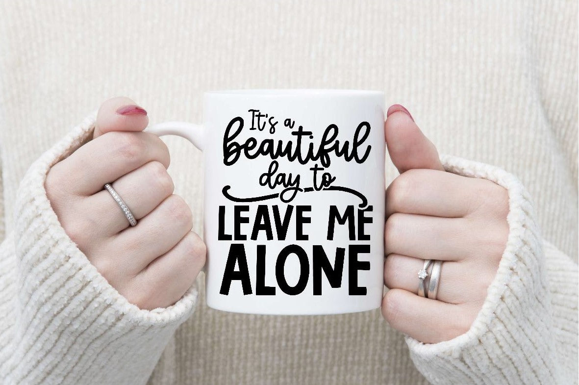 Sarcastic Mugs - Black Writing