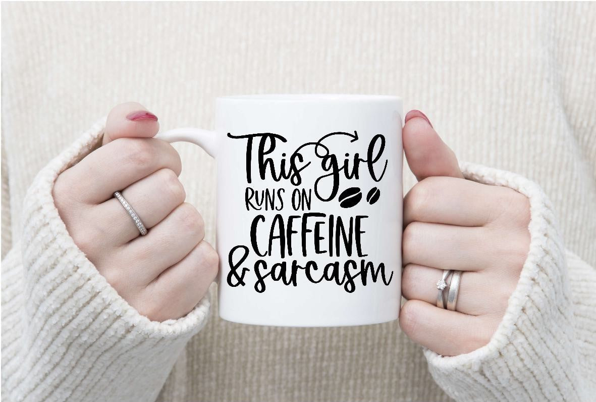 Sarcastic Mugs - Black Writing