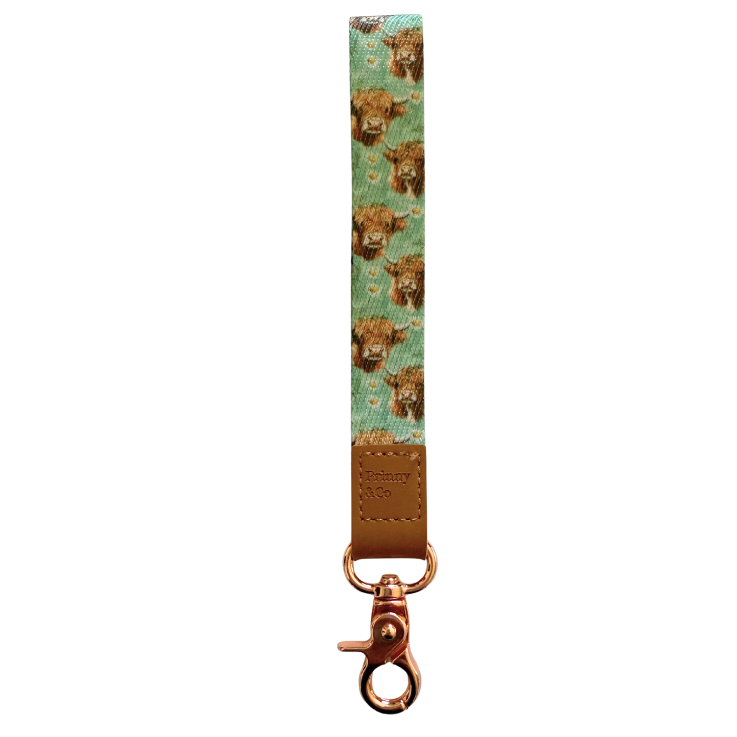 Highland Cow Wristlet