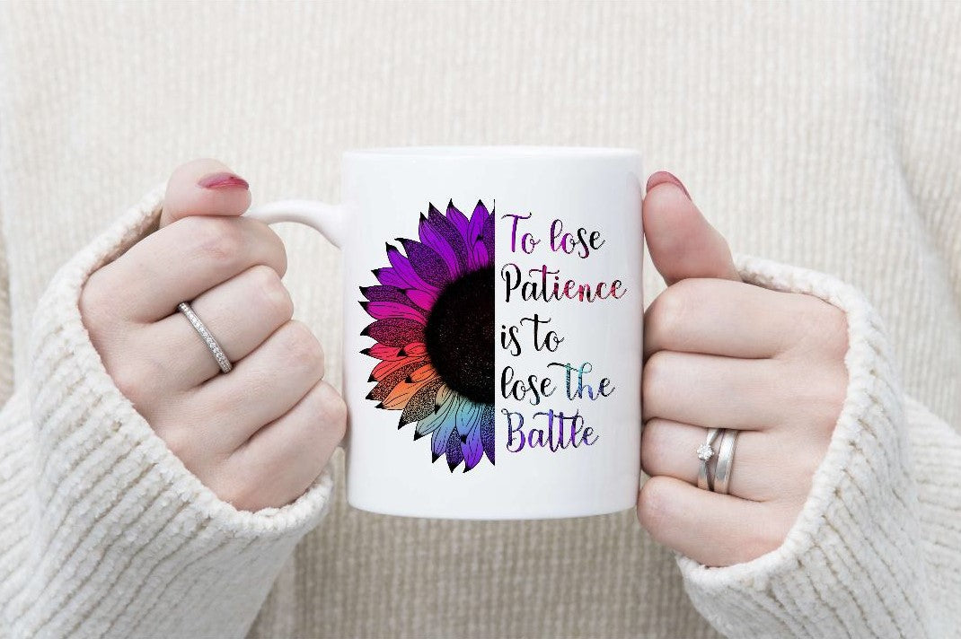 Sunflower Inspirational Quote Mugs