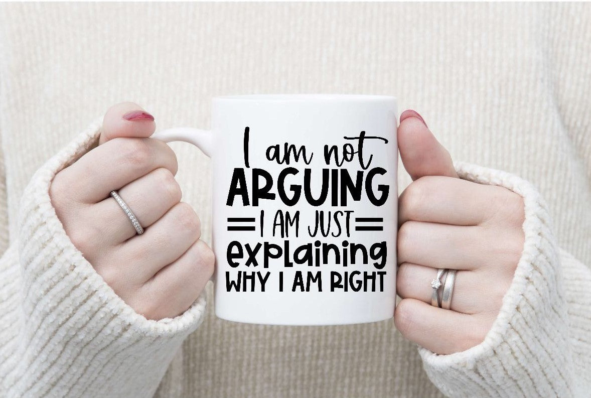 Sarcastic Mugs - Black Writing