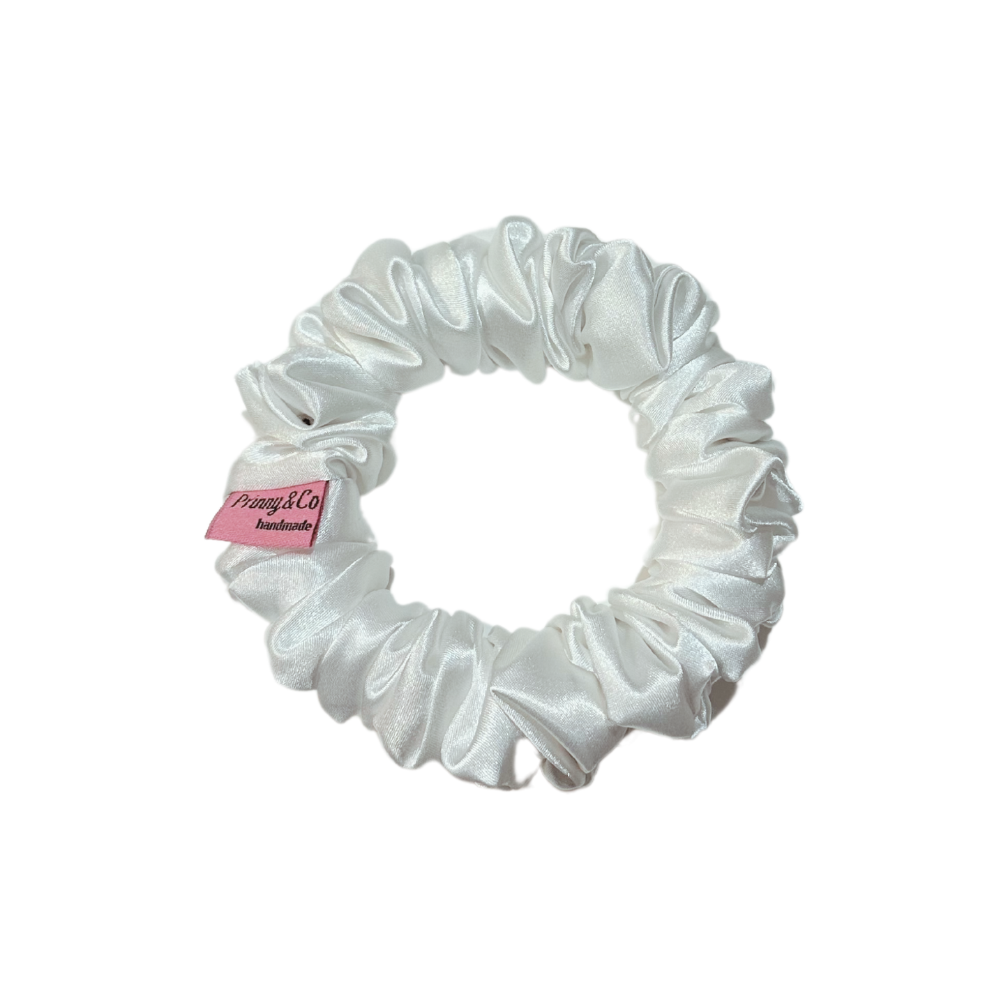 Scrunchies - White Satin