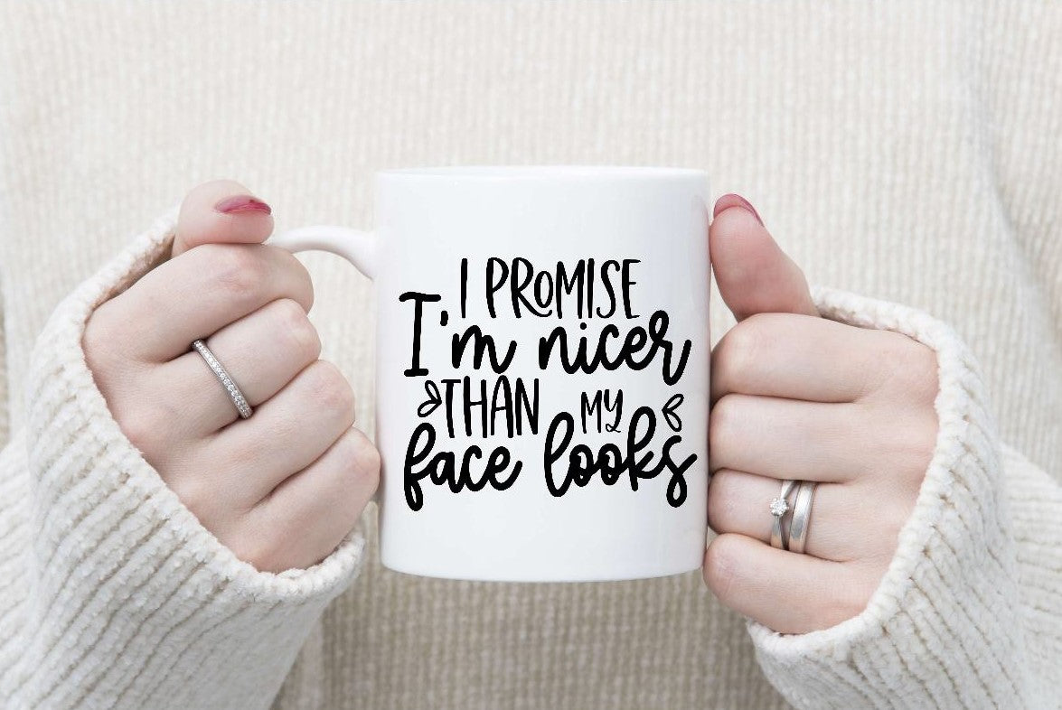 Sarcastic Mugs - Black Writing