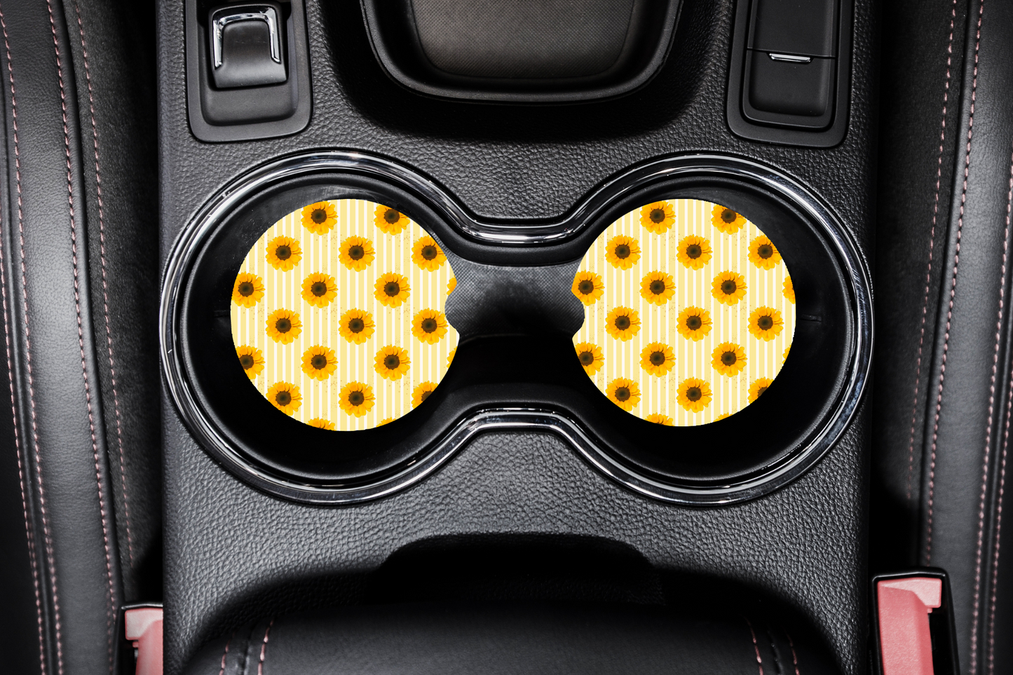 Car Coasters - Sunflowers