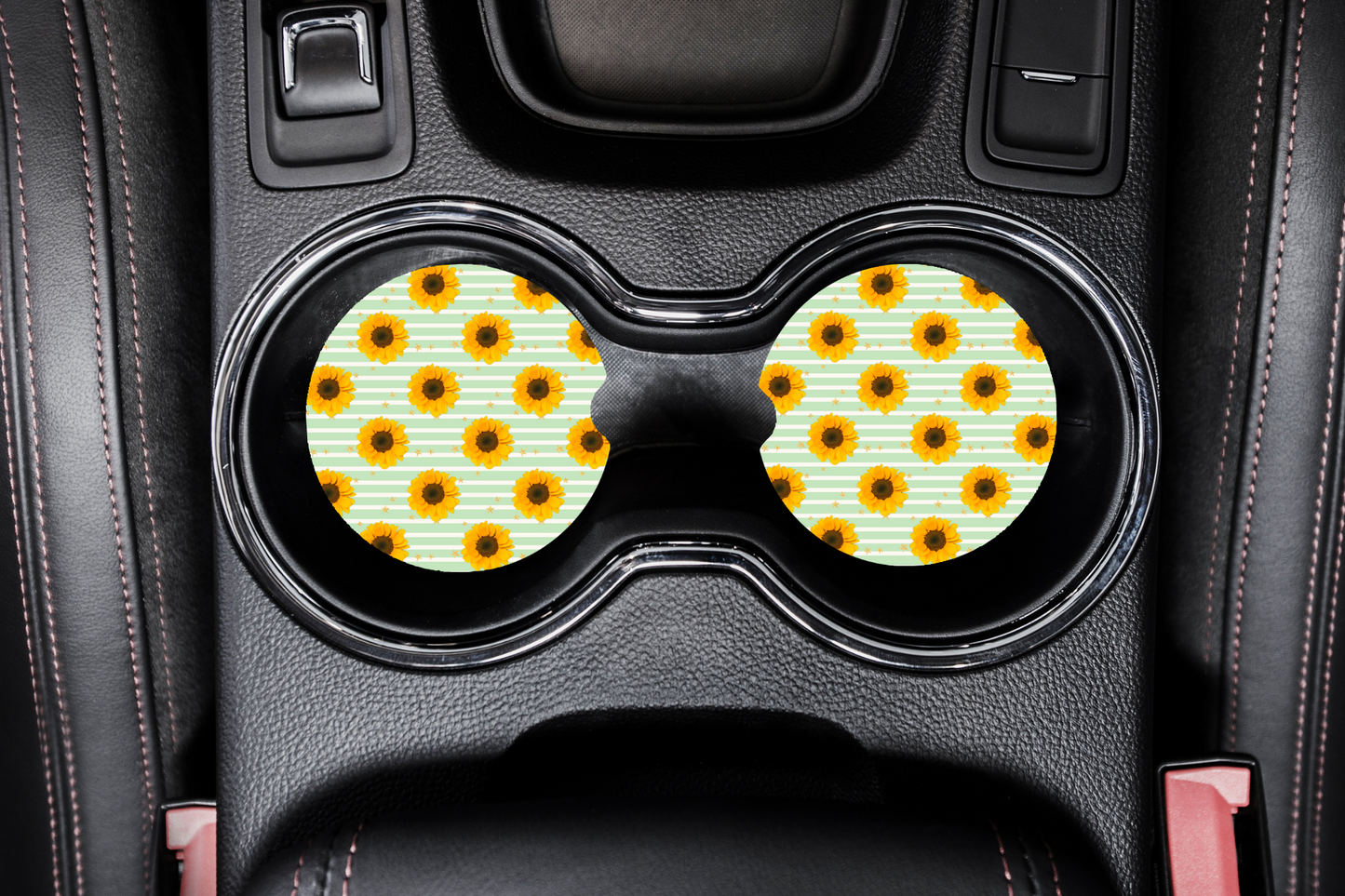 Car Coasters - Sunflowers