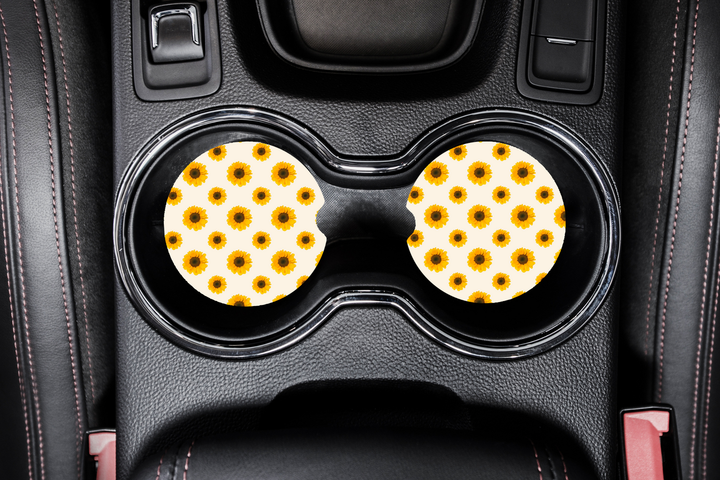 Car Coasters - Sunflowers