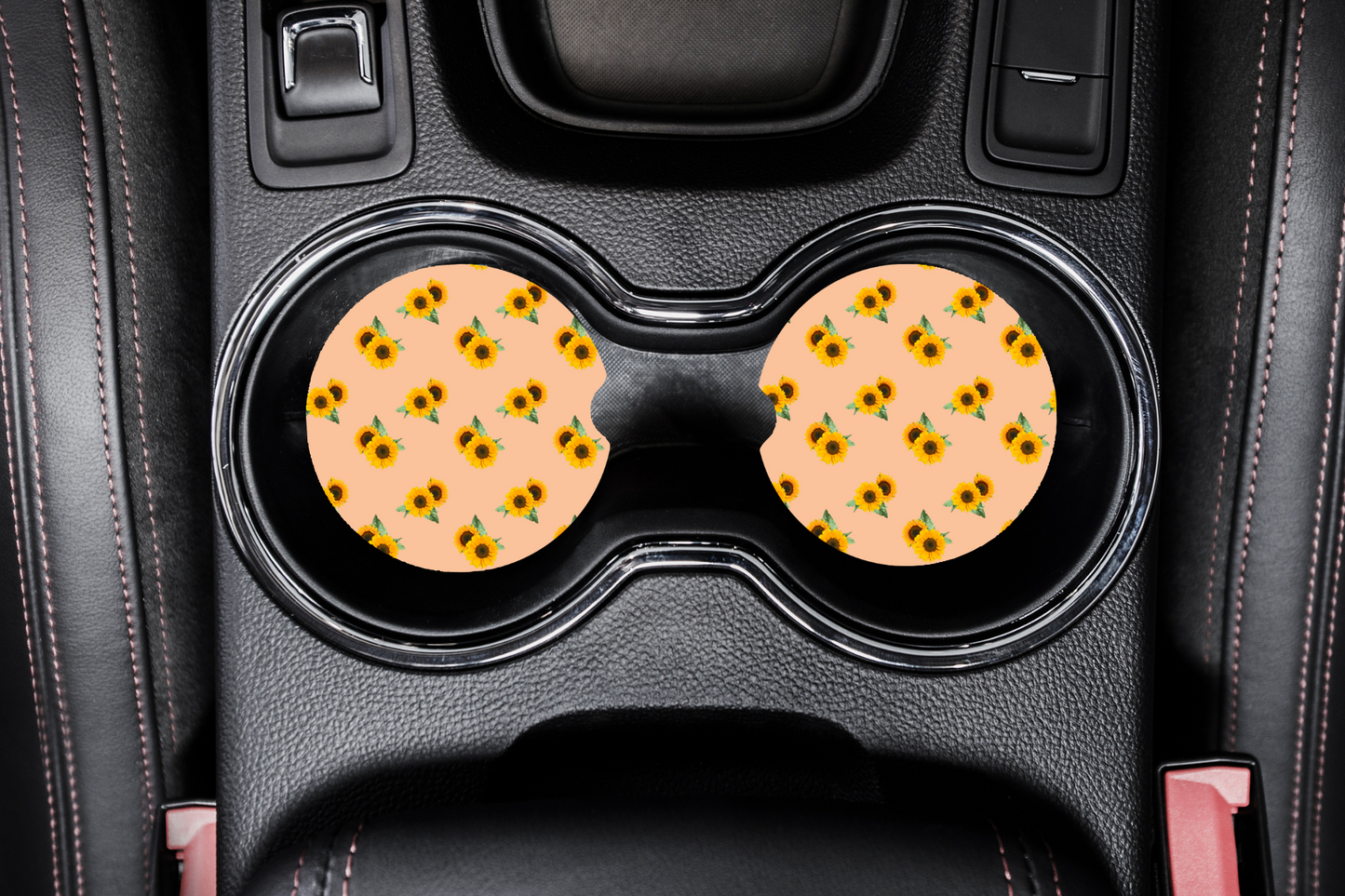 Car Coasters - Sunflowers