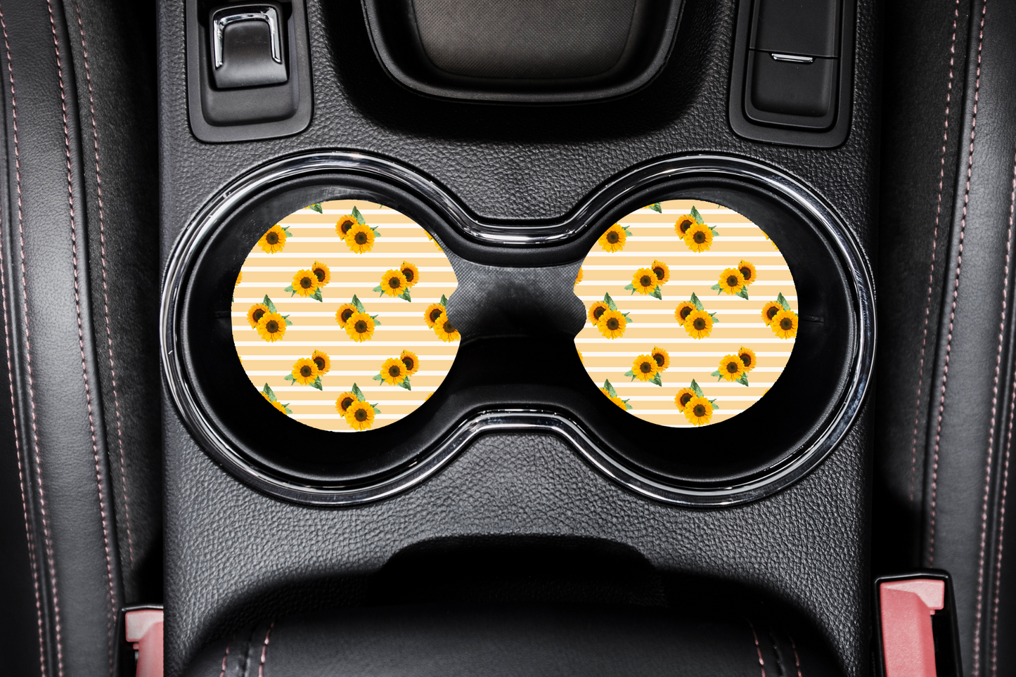 Car Coasters - Sunflowers