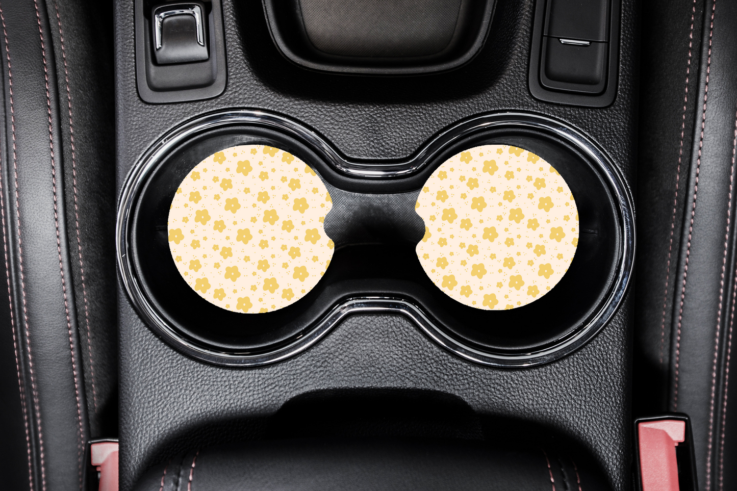 Car Coasters - Flowers