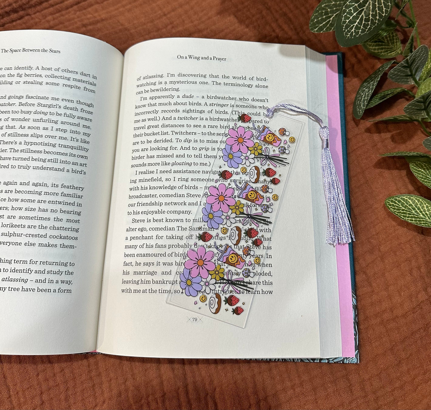 Bookmark - Flowers & Coffee