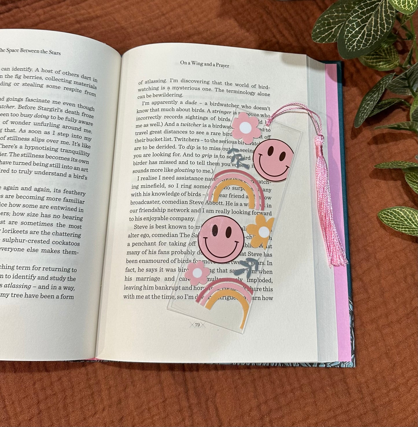 Bookmark - Smiley Rainbows