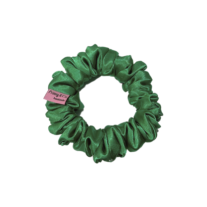Scrunchie - Green Satin