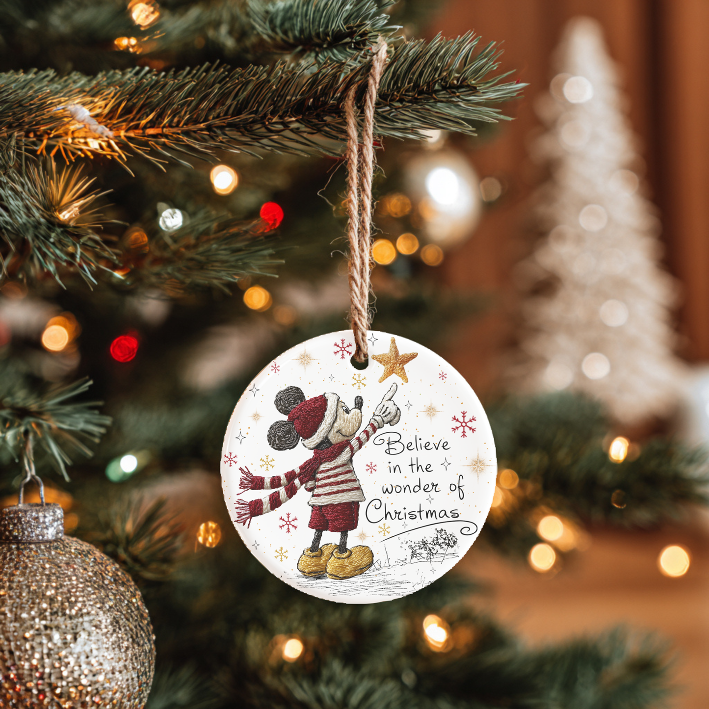Wonder Of Christmas Ceramic Tree Ornament
