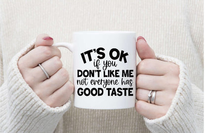 Sarcastic Mugs - Black Writing