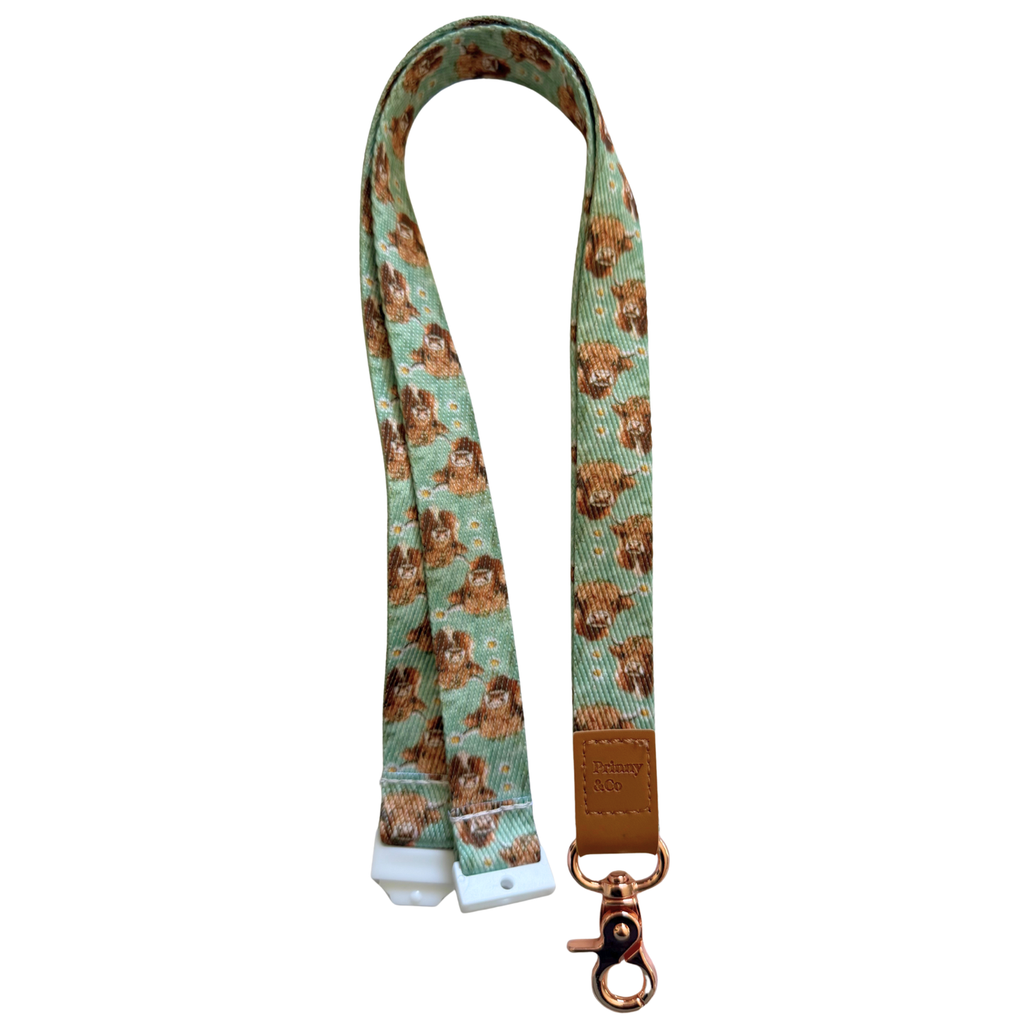 Highland Cow Lanyard