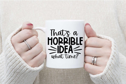 Sarcastic Mugs - Black Writing