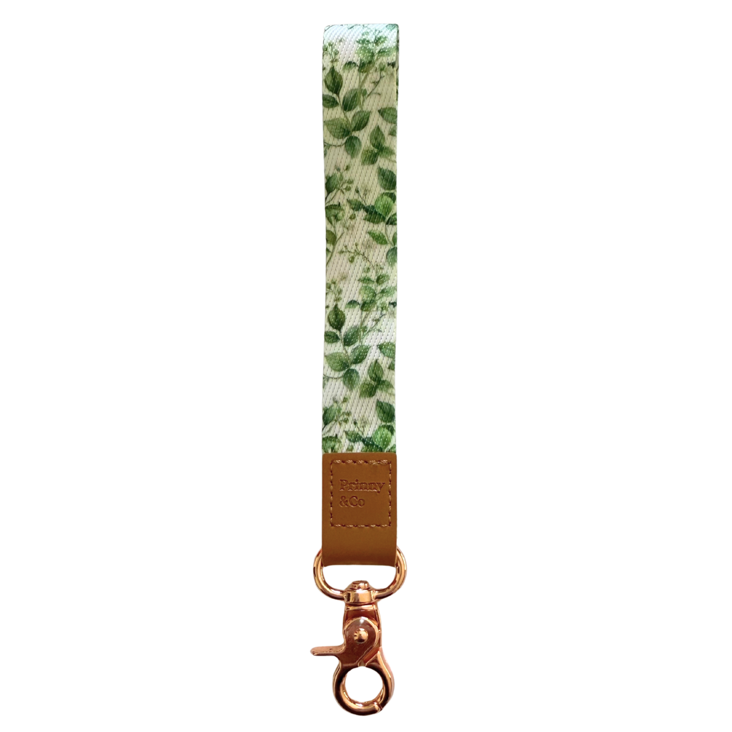 Green Leaf Wristlet
