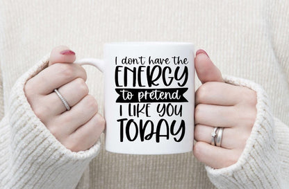 Sarcastic Mugs - Black Writing