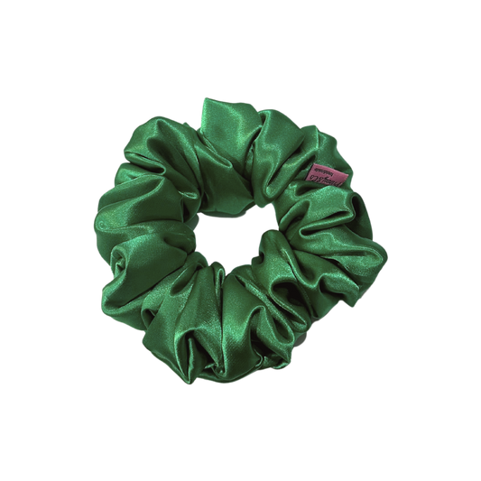 Scrunchie - Green Satin