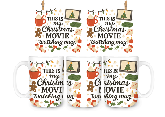 Christmas - This Is My Christmas Movie Watching Mug