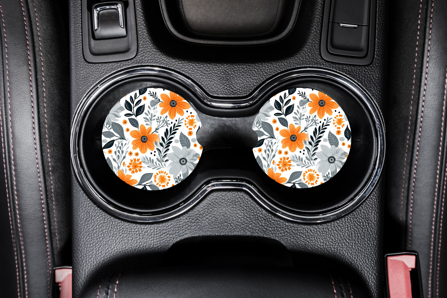 Car Coasters - Floral