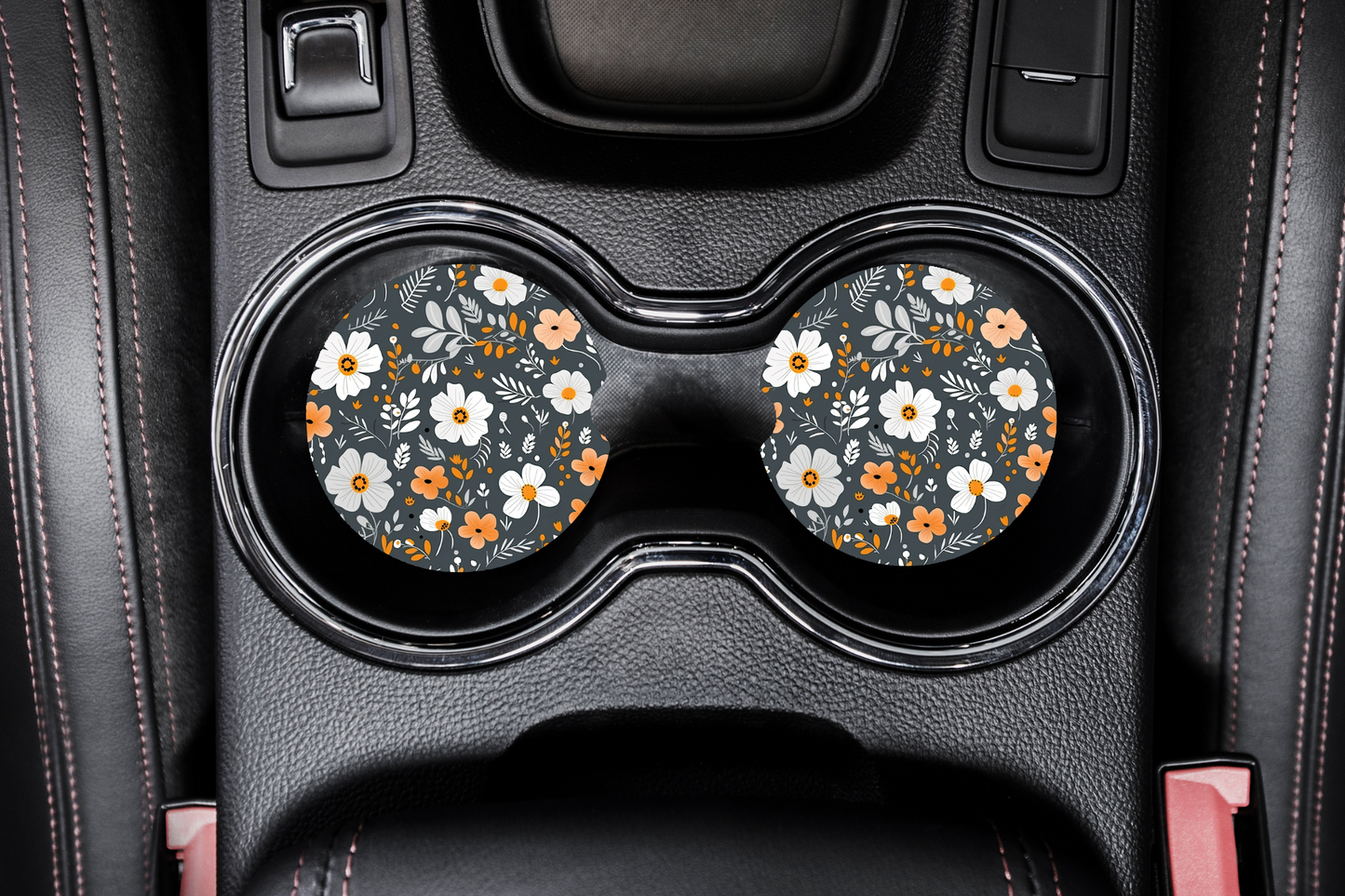 Car Coasters - Floral