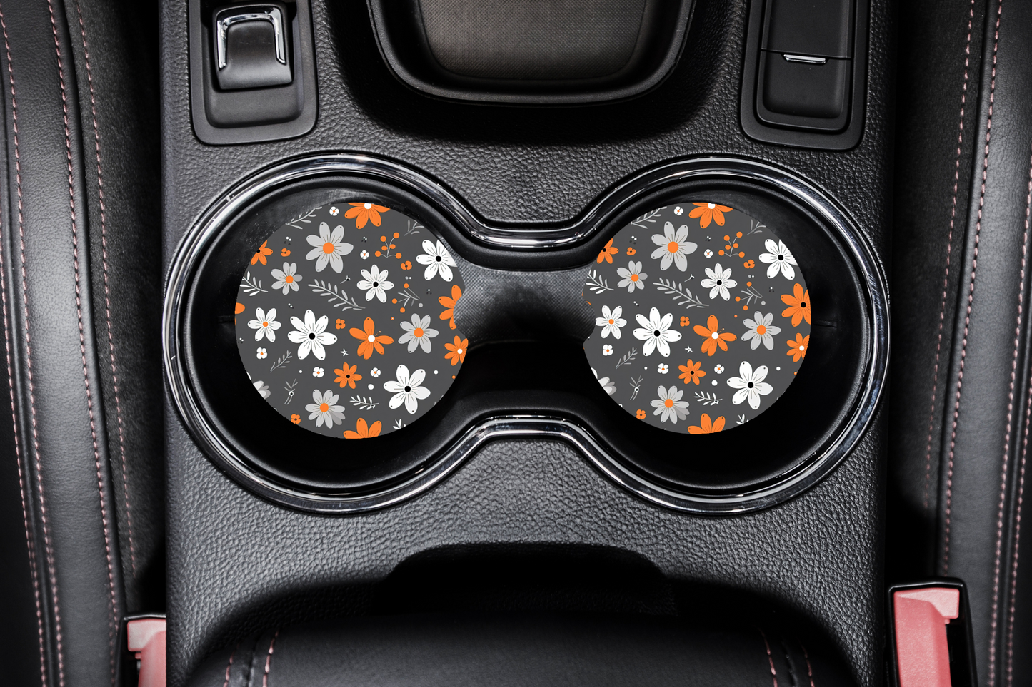 Car Coasters - Floral