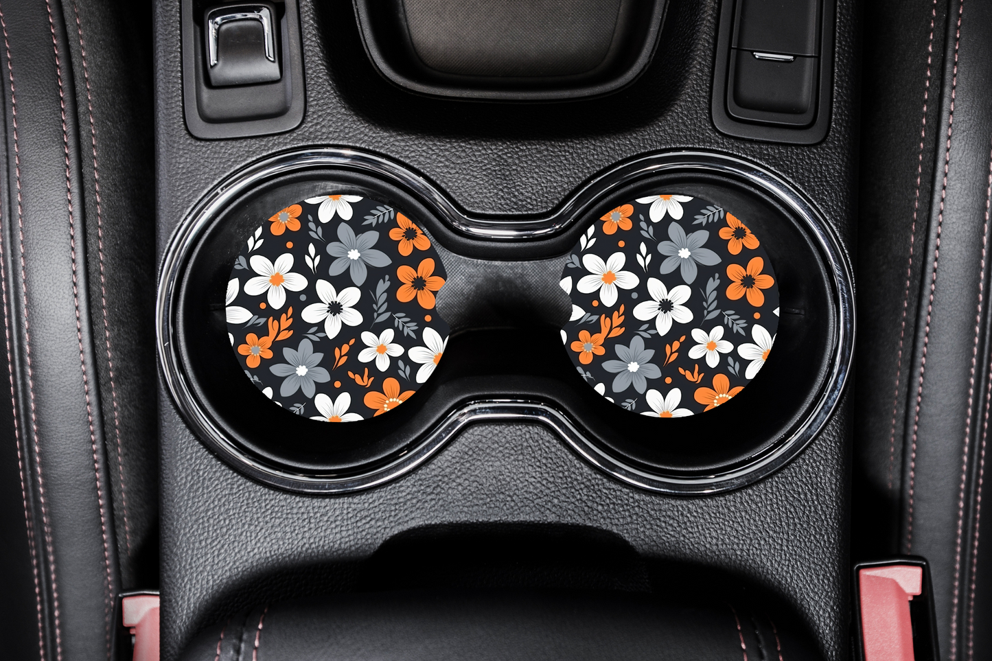 Car Coasters - Floral