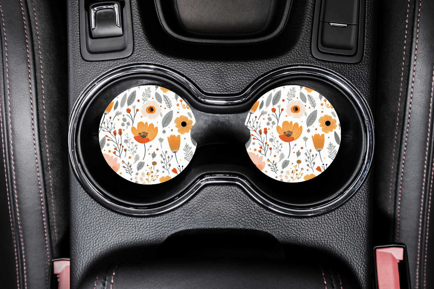 Car Coasters - Floral