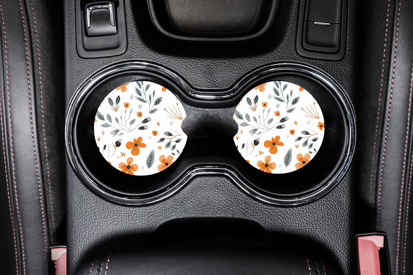 Car Coasters - Floral
