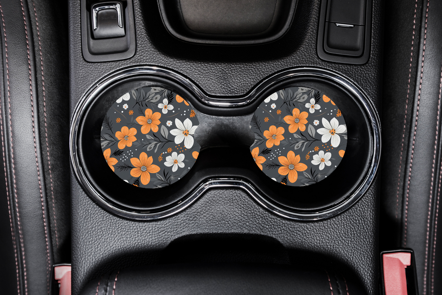 Car Coasters - Floral