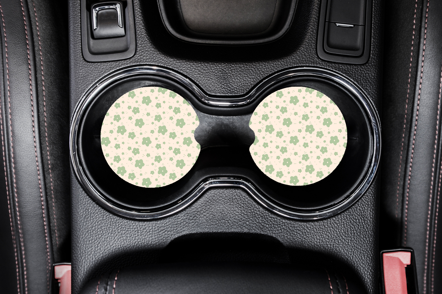 Car Coasters - Flowers