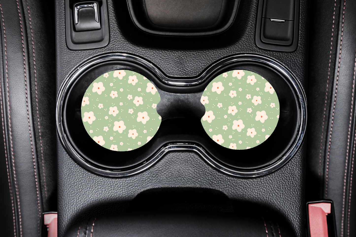 Car Coasters - Flowers