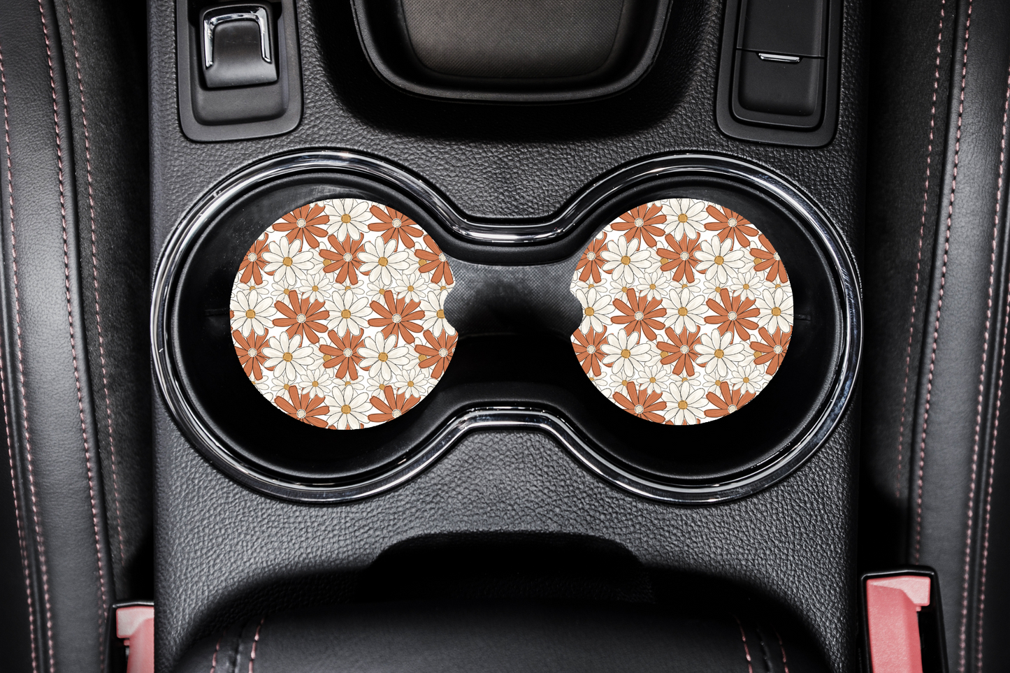 Car Coasters - Flowers