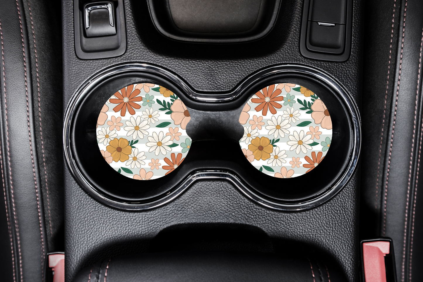 Car Coasters - Floral
