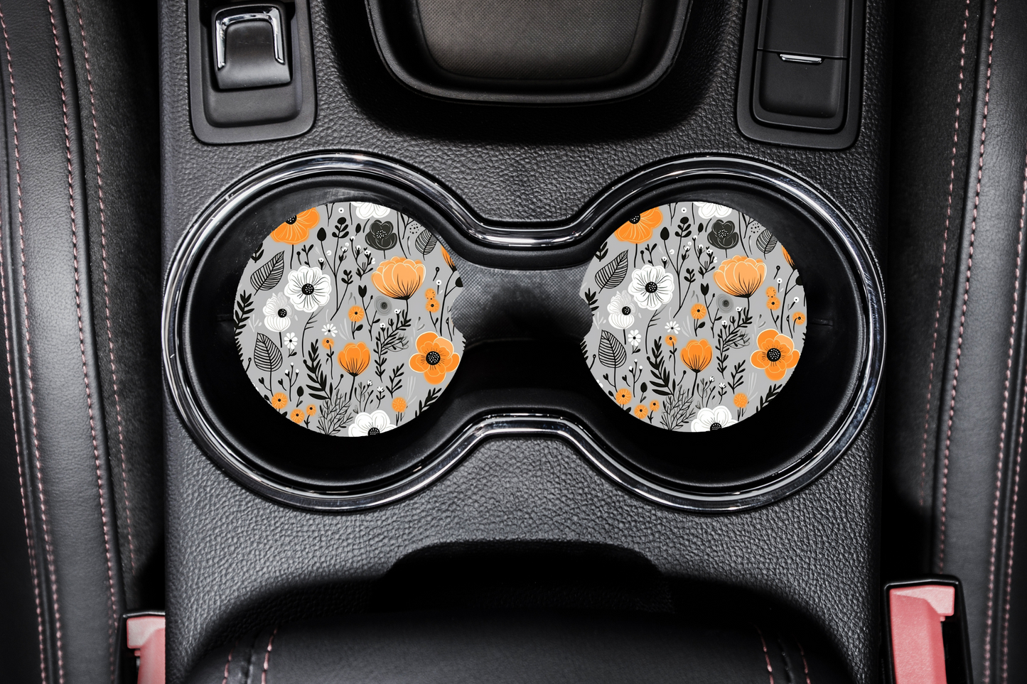 Car Coasters - Floral