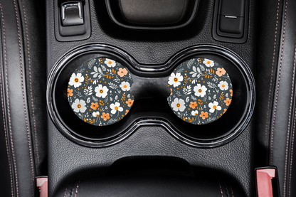 Car Coasters - Floral