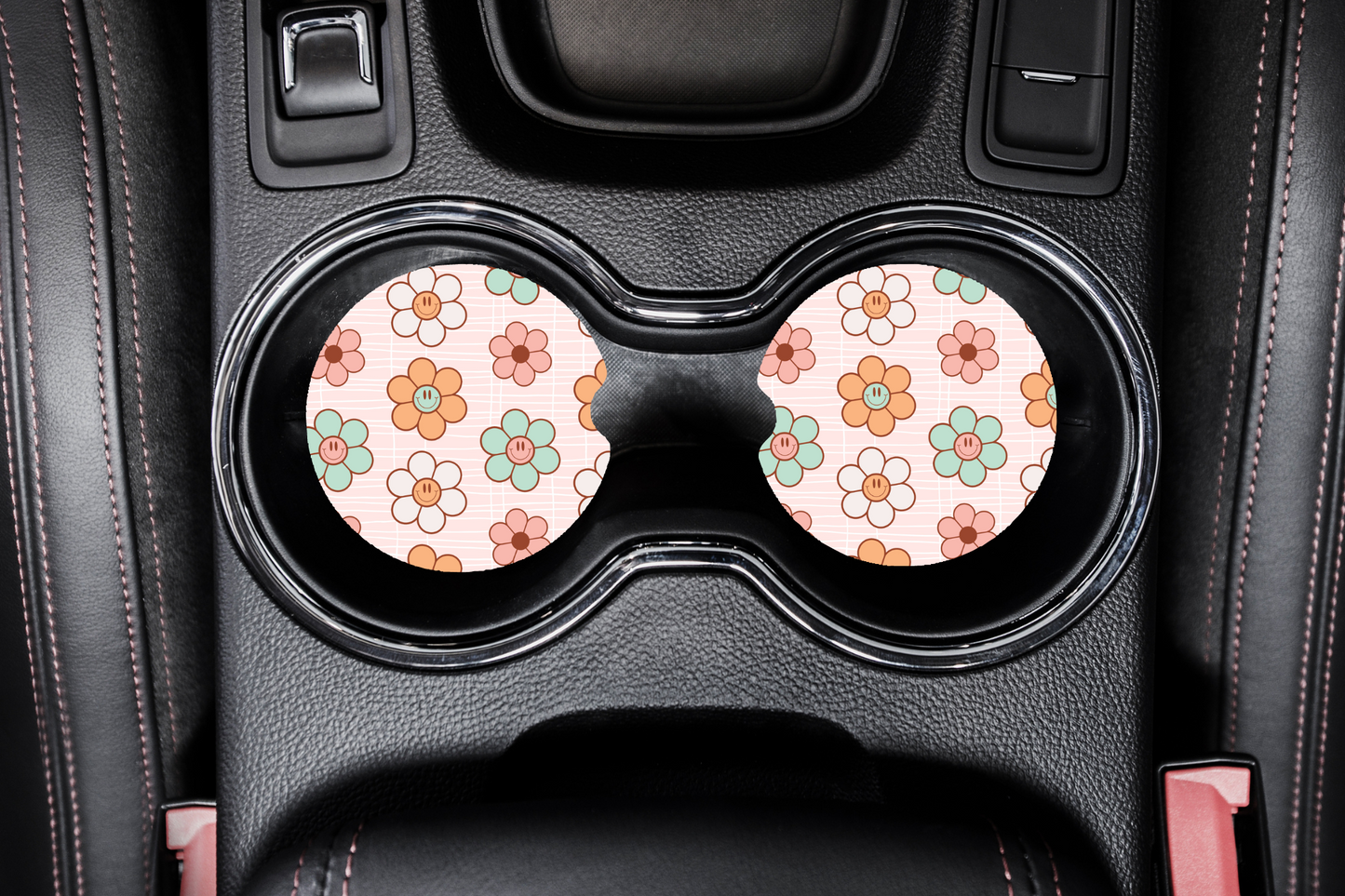 Car Coasters - Flowers