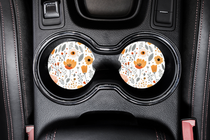Car Coasters - Floral
