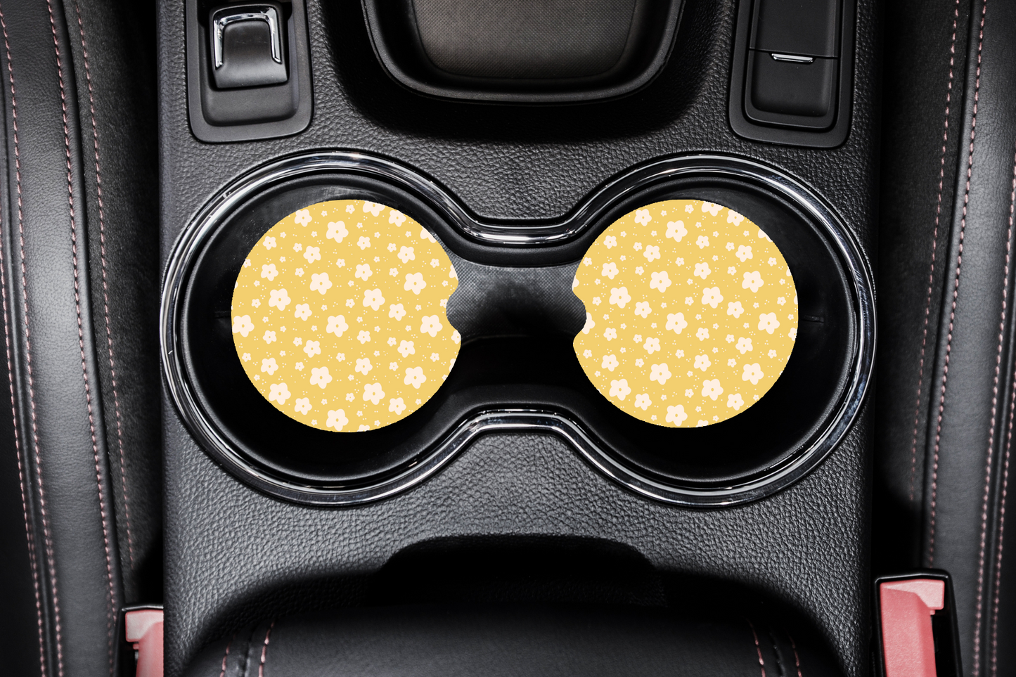 Car Coasters - Flowers