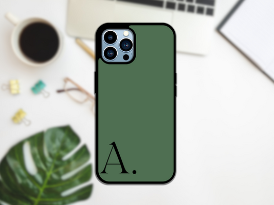 Iphone Case - Green Initials