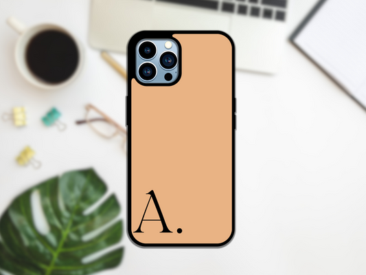 Iphone Case - Orange Initials